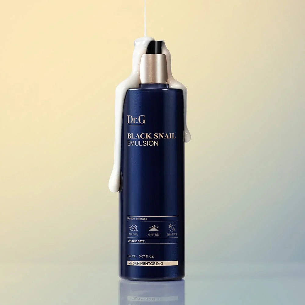 Dr.G Black Snail Emulsion 150 ml — detalle oficial del envase