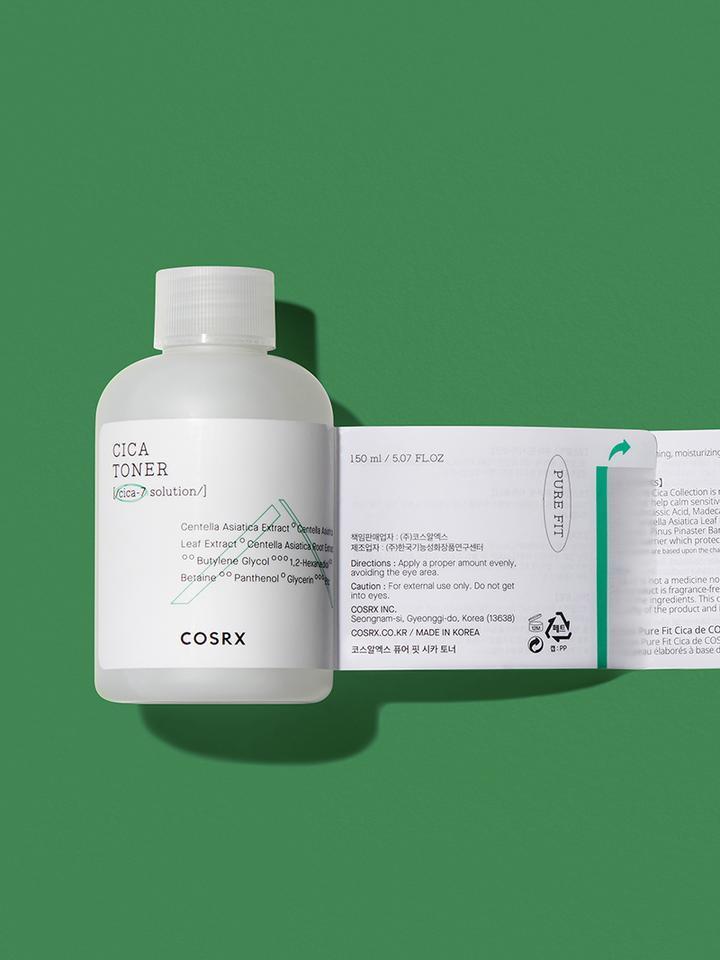 COSRX Pure Fit Cica Toner — Tónico facial calmante 150 ml