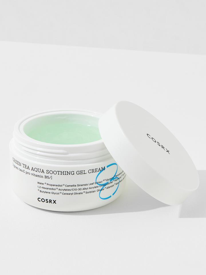 COSRX Hydrium Green Tea Aqua Soothing Gel Cream — Gel crema facial 50 ml