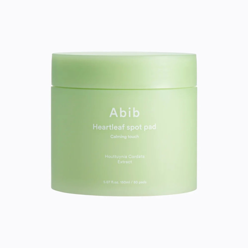Abib Heartleaf Spot Pad Calming Touch — Discos faciales calmantes 80 unidades (150 ml)