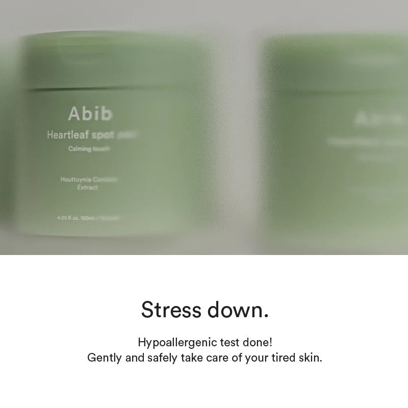 Abib Heartleaf Spot Pad Calming Touch — Discos faciales calmantes 80 unidades (150 ml)