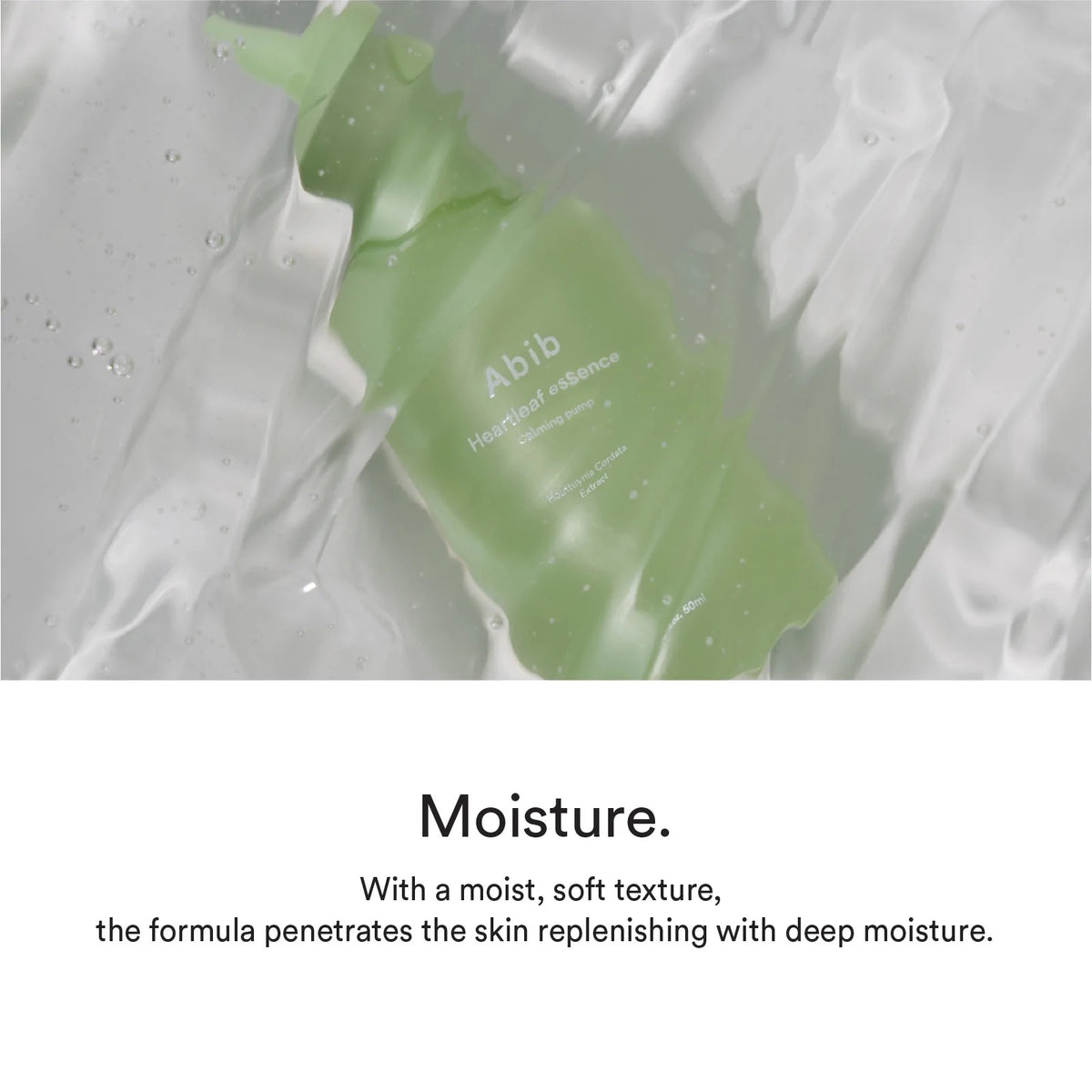 Abib Heartleaf Essence Calming Pump — Esencia calmante 50 ml