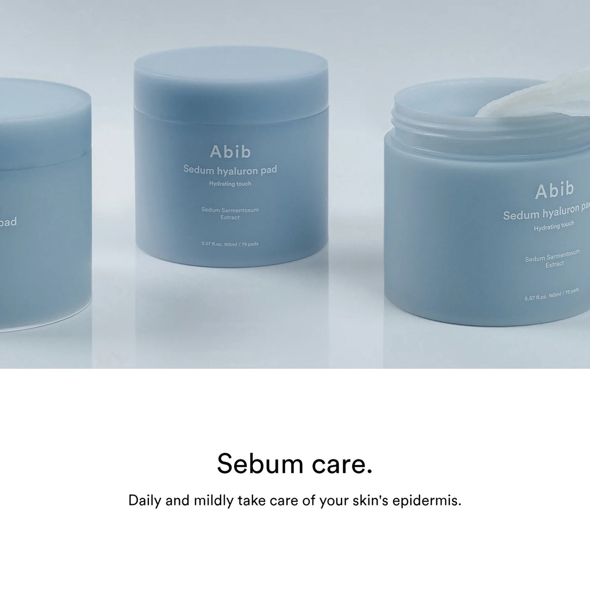 Abib Sedum Hyaluron Pad Hydrating Touch — Discos hidratantes 75 unidades