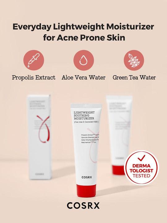 COSRX AC Collection Lightweight Soothing Moisturizer — Hidratante facial 80 ml