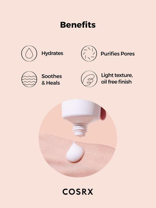 COSRX AC Collection Lightweight Soothing Moisturizer — Hidratante facial 80 ml