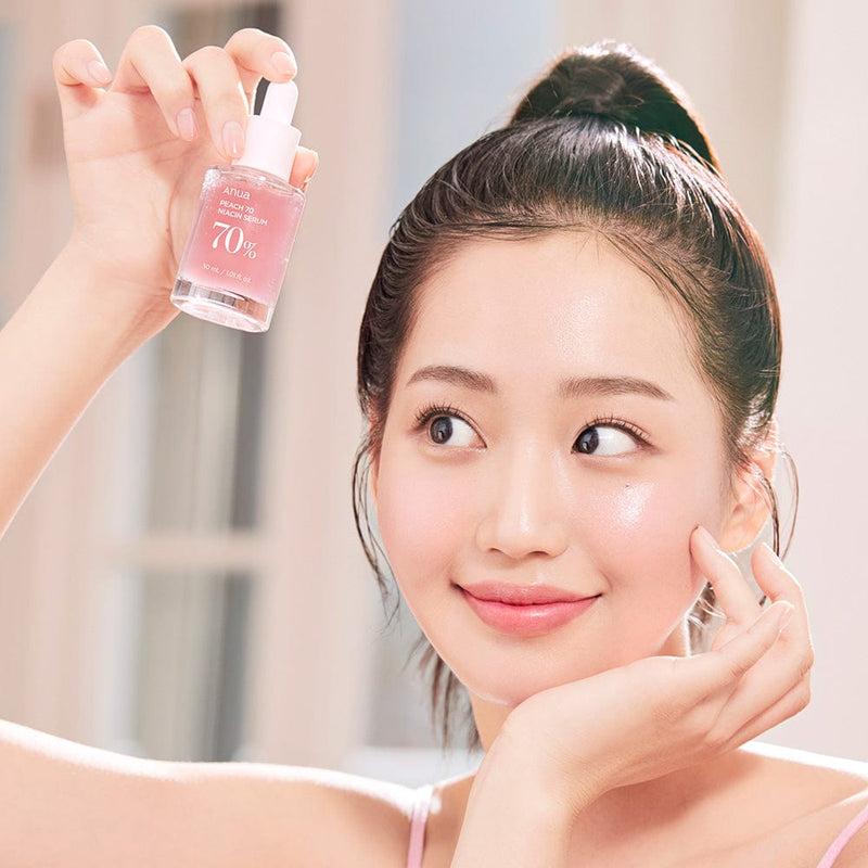 Anua Peach 70% Niacinamide — Sérum iluminador 30 ml
