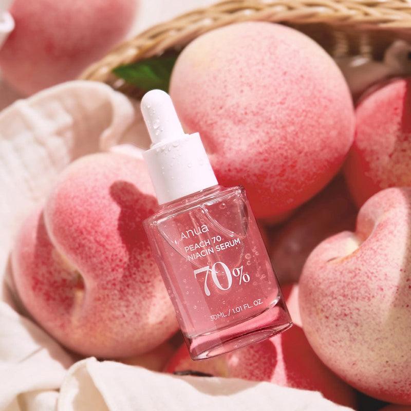 Anua Peach 70% Niacinamide — Sérum iluminador 30 ml