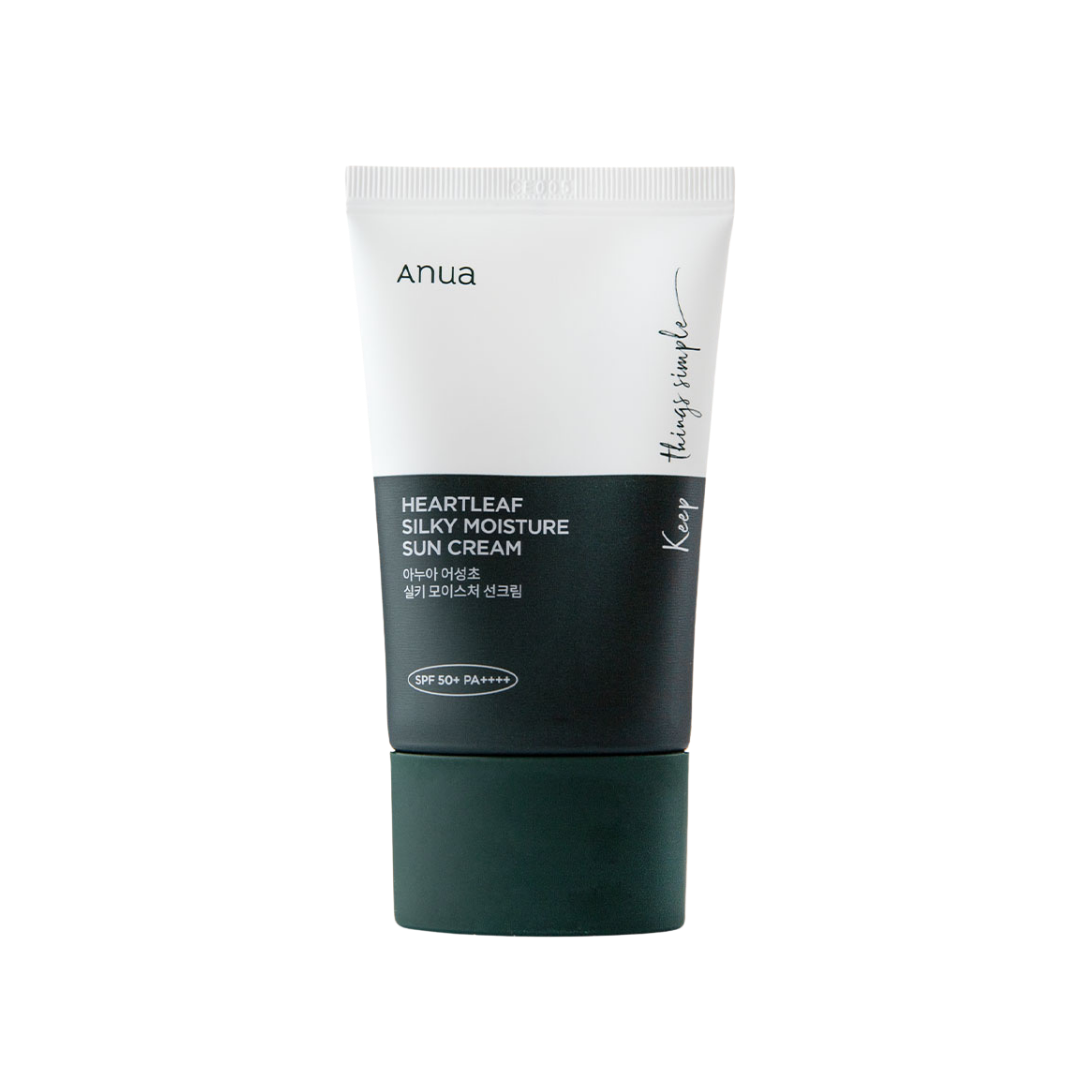 Anua Heartleaf Silky Moisture Sun Cream SPF50+ PA++++ — Protector solar 50 ml