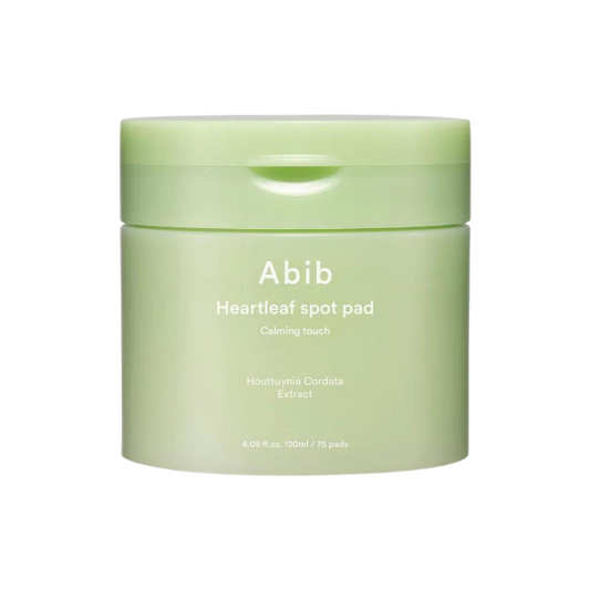 Abib Heartleaf Spot Pad Calming Touch — Discos faciales calmantes 80 unidades (150 ml)