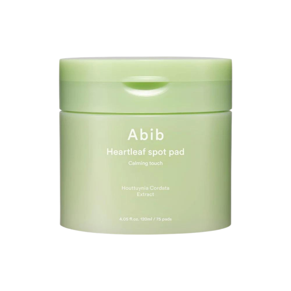 Abib Heartleaf Spot Pad Calming Touch — Discos faciales calmantes 80 unidades (150 ml)
