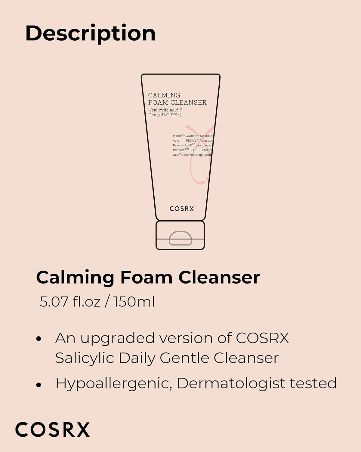 COSRX AC Collection Calming Foam Cleanser — Espuma limpiadora 150 ml