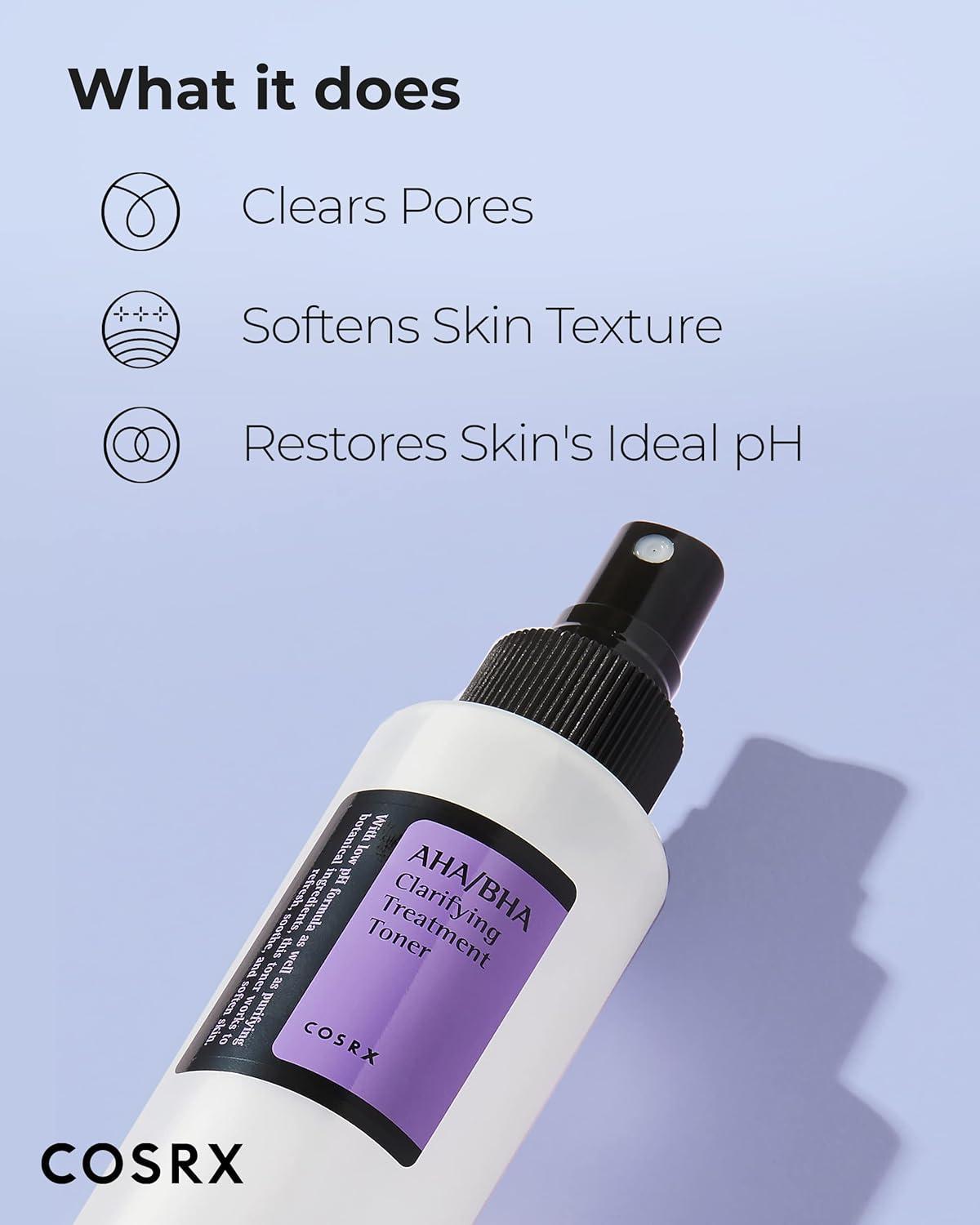 COSRX AHA/BHA Clarifying Treatment Toner — Tónico exfoliante 150 ml