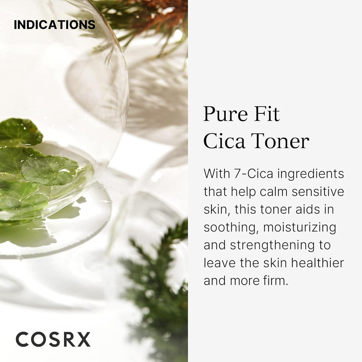 COSRX Pure Fit Cica Toner — Tónico facial calmante 150 ml