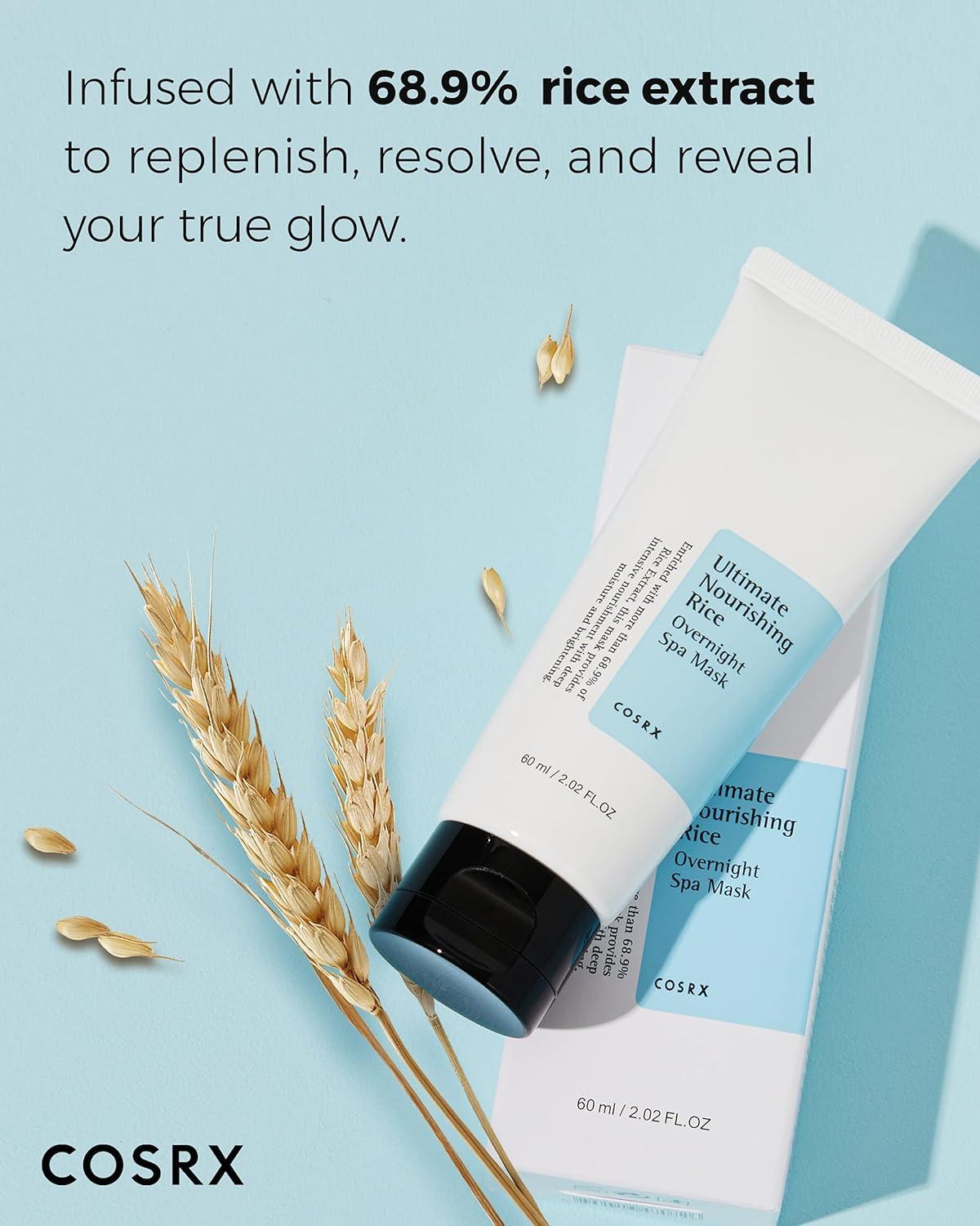 COSRX Ultimate Nourishing Rice Overnight Spa Mask — Mascarilla de noche 60 ml