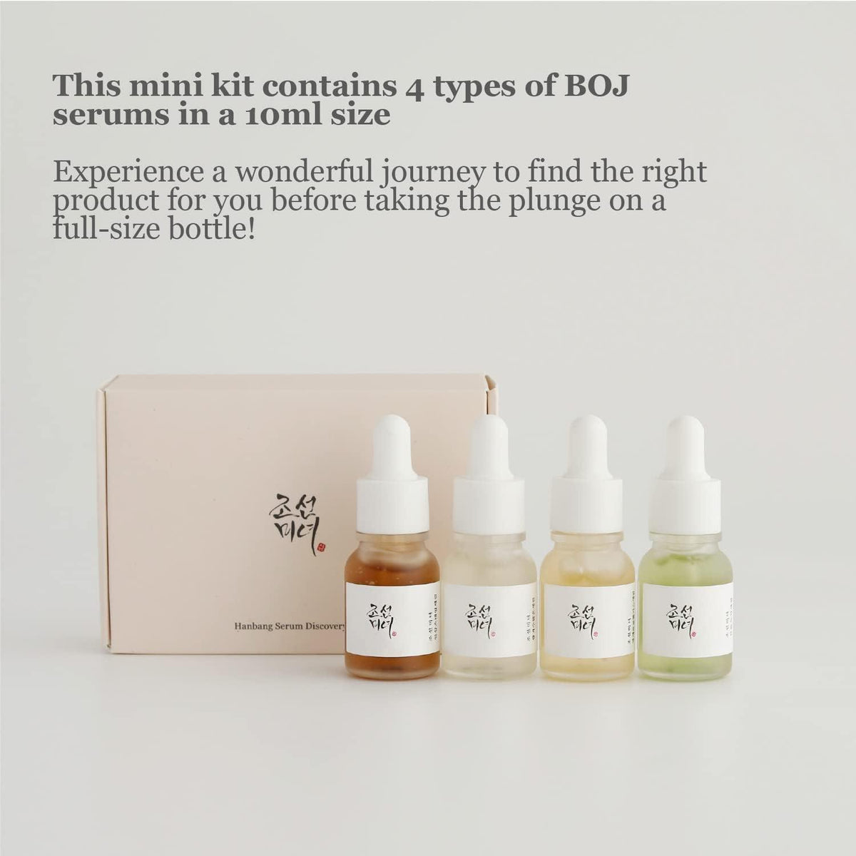 Beauty of Joseon Hanbang Serum Discovery Kit — Kit de sérums 4 x 10 ml