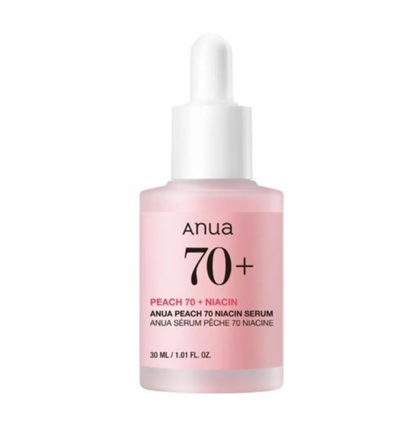 Anua Peach 70% Niacinamide — Sérum iluminador 30 ml
