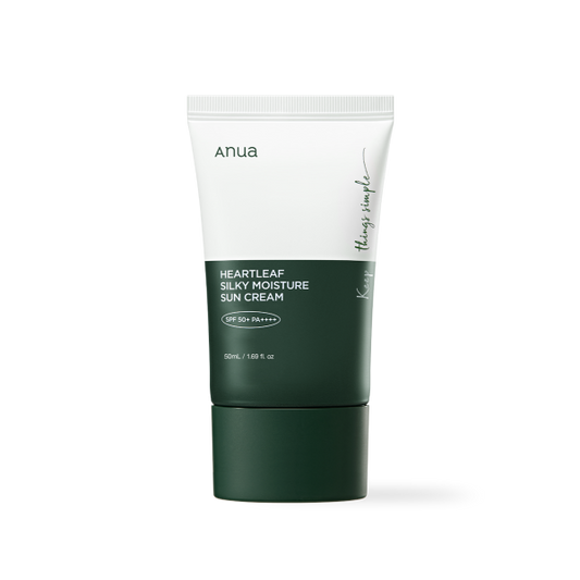 Anua Heartleaf Silky Moisture Sun Cream SPF50+ PA++++ — Protector solar 50 ml