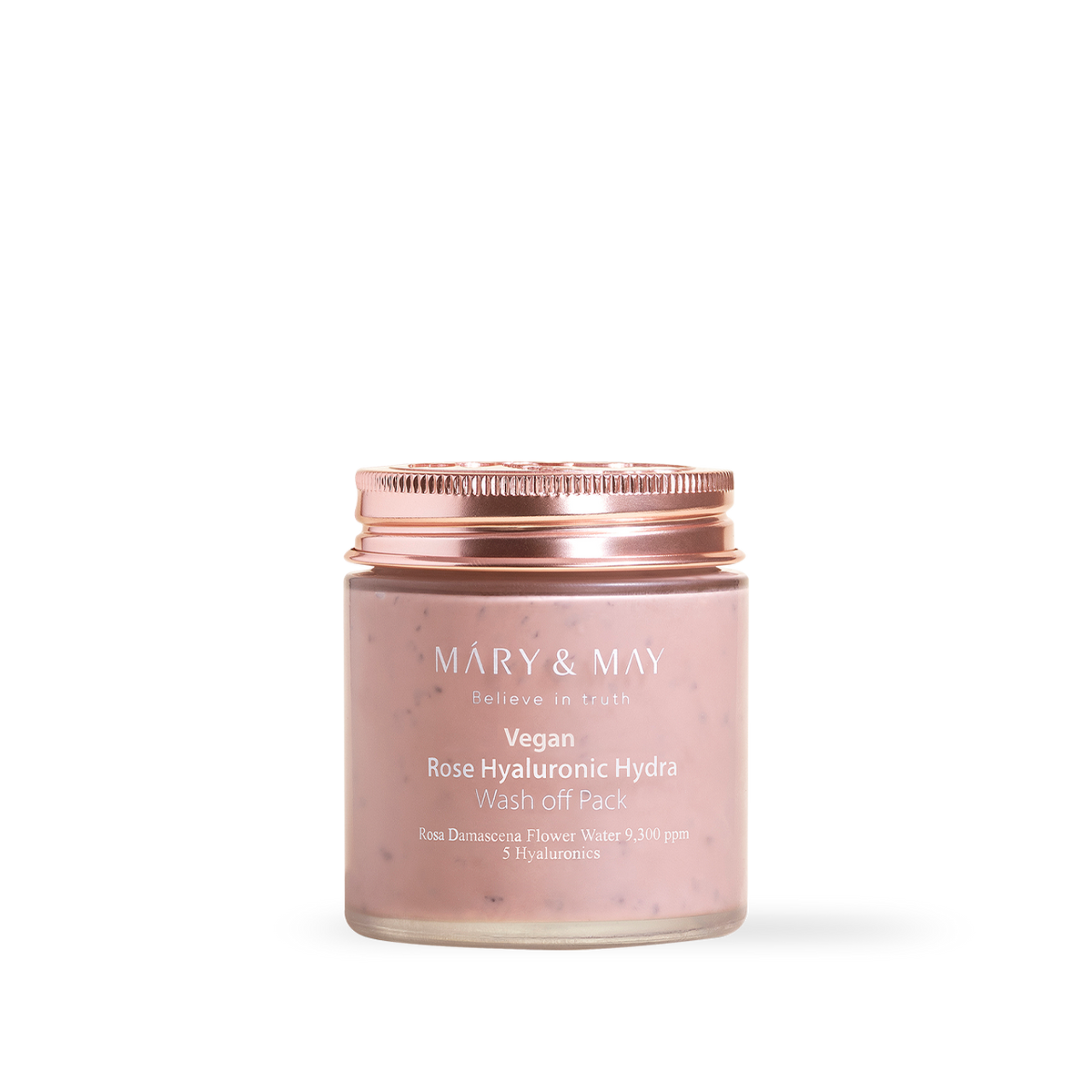 Mary&May Rose Hyaluronic Hydra Wash Off Pack, Mascarilla facial 125 g