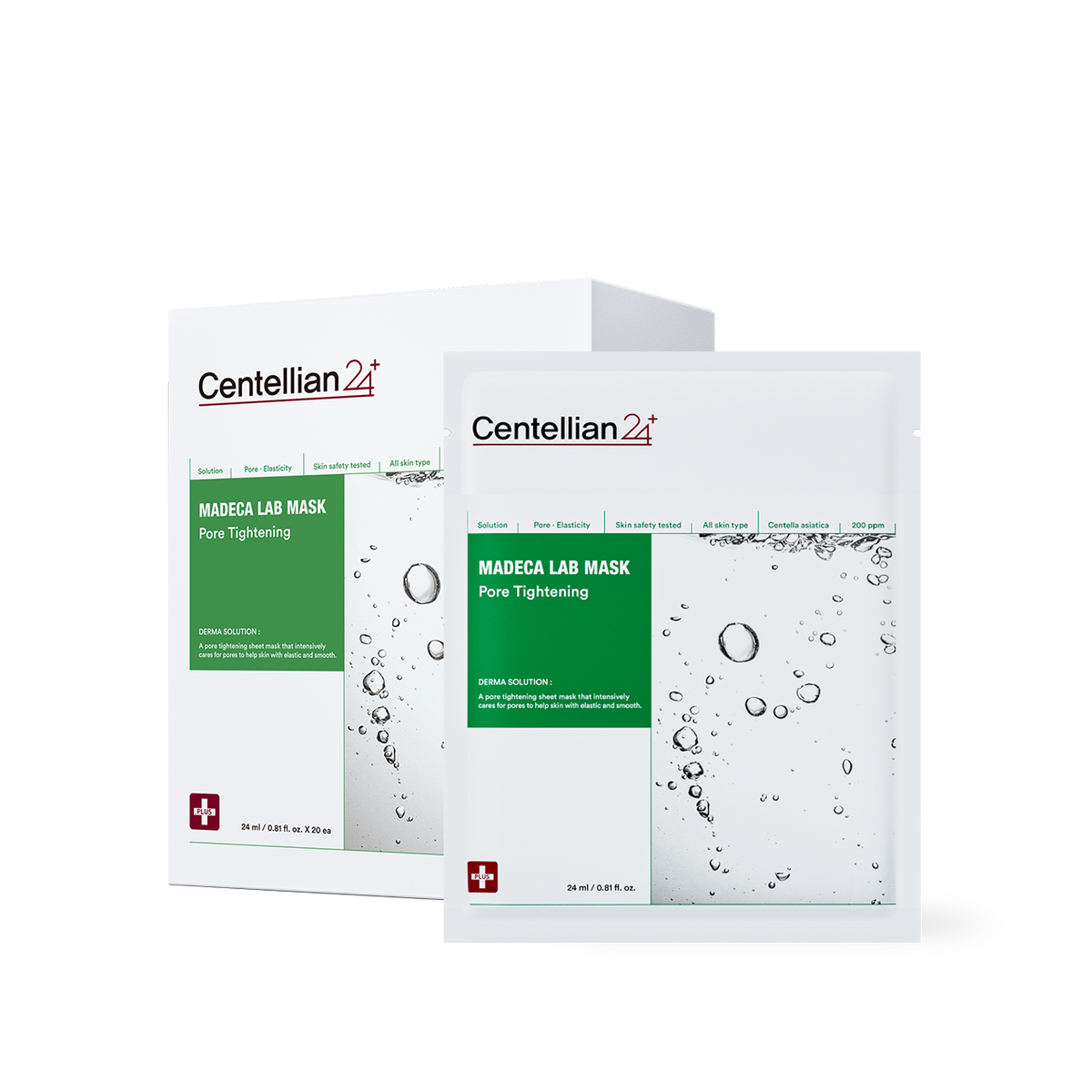 Centellian24 Madeca Lab Mask Pore Tightening, Mascarilla Facial 20 × 25 ml