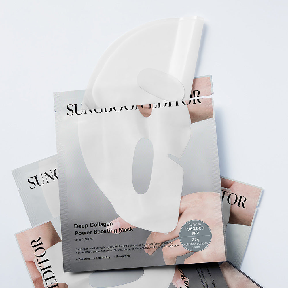 Sungboon Editor Deep Collagen Power Boosting, Mascarilla facial 4 × 37 g