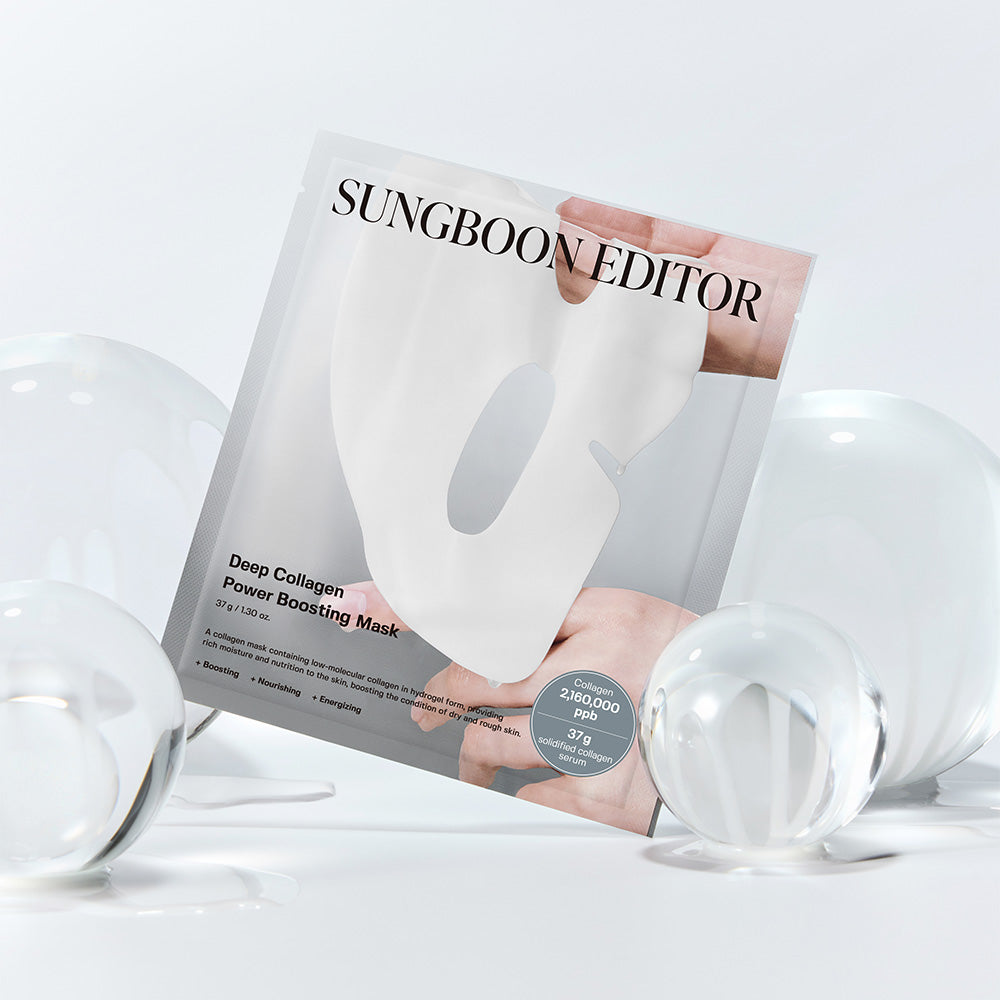 Sungboon Editor Deep Collagen Power Boosting, Mascarilla facial 4 × 37 g