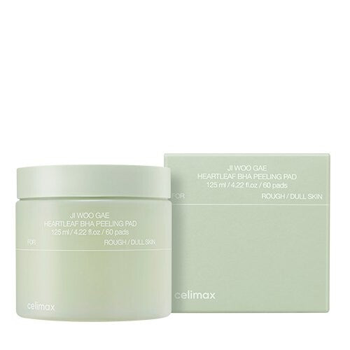 Celimax Ji Woo Gae Heartleaf BHA Peeling, Discos Faciales 60 un