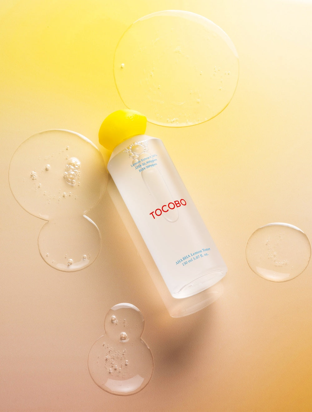 Tocobo AHA BHA Lemon — Tónico exfoliante 150 ml
