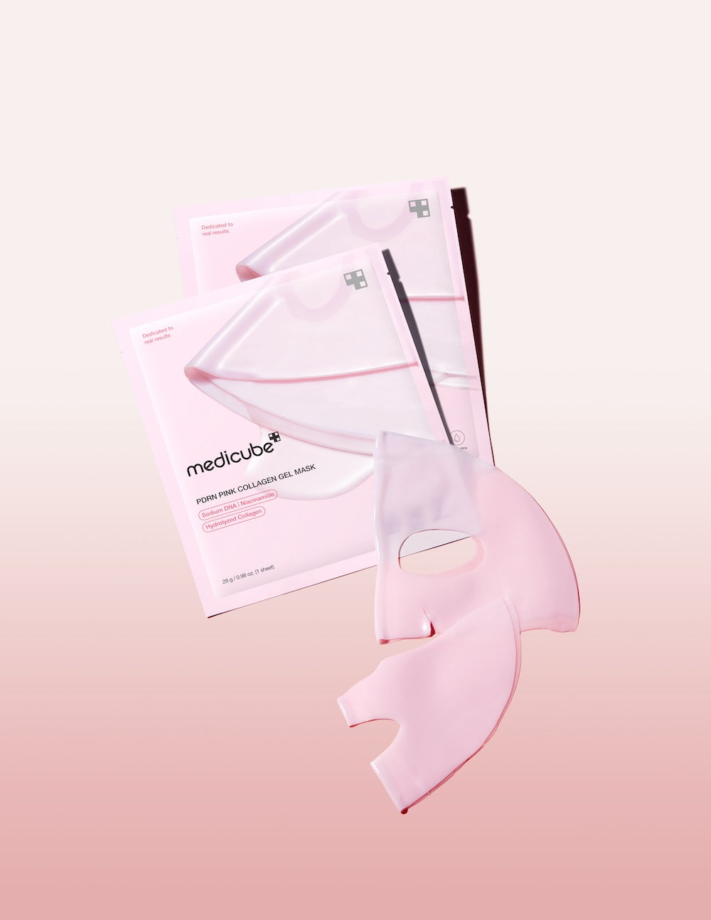 Medicube PDRN Pink Collagen Gel, Mascarilla Facial 4 un