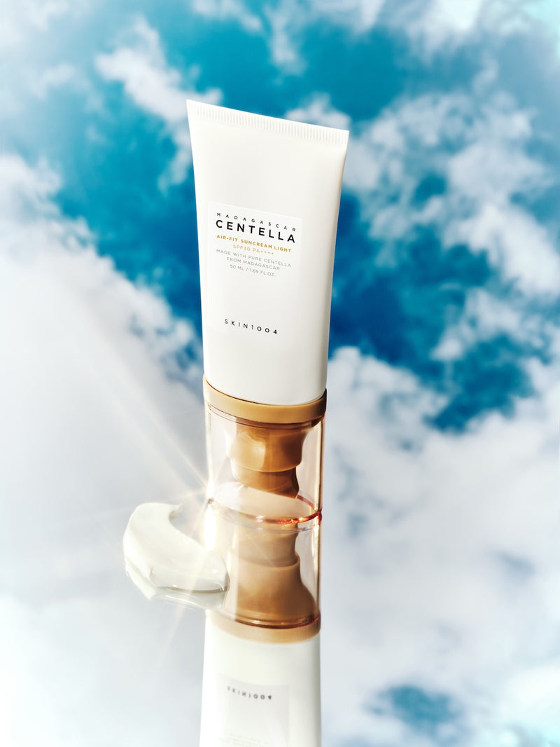 SKIN1004 Madagascar Centella Air-Fit Suncream Light SPF30 PA++++ — Protector solar mineral 50 ml