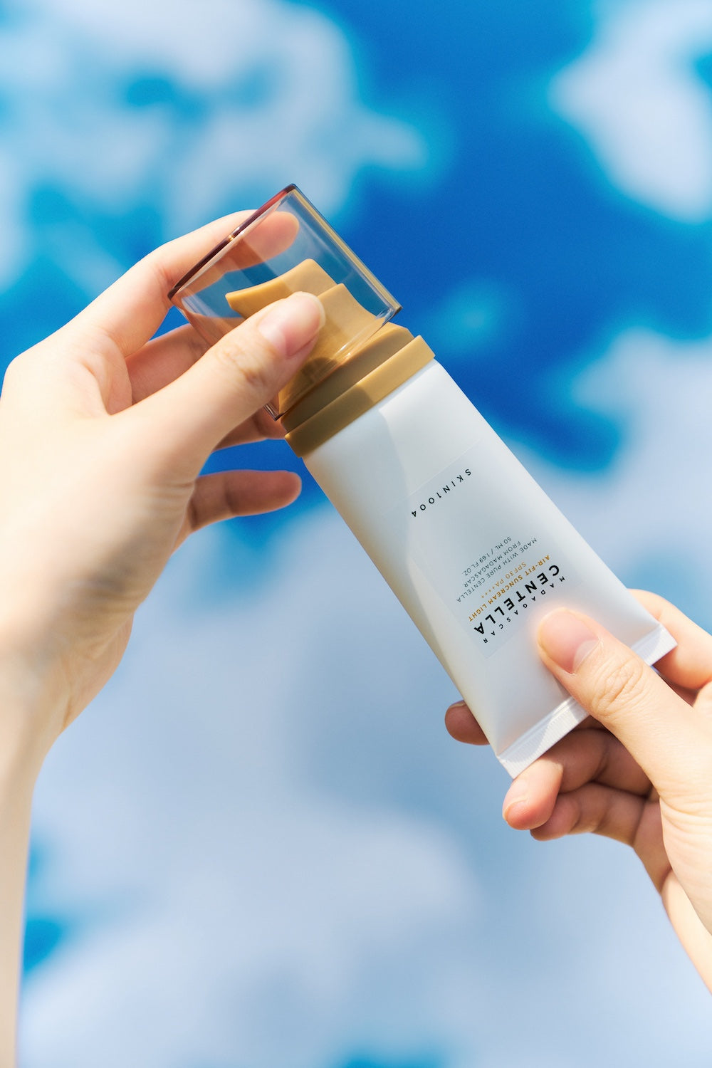 SKIN1004 Madagascar Centella Air-Fit Suncream Light SPF30 PA++++ — Protector solar mineral 50 ml