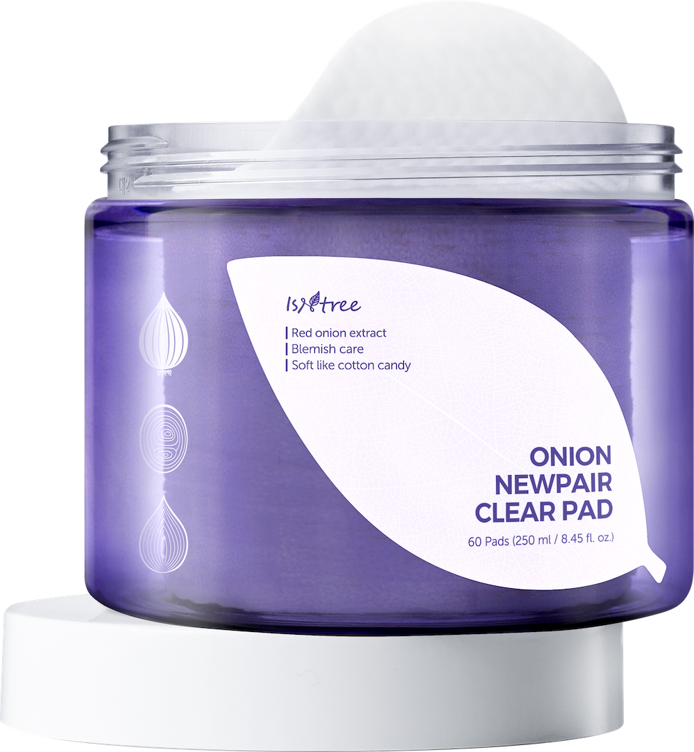 Isntree Onion NewPair Clear, Discos faciales 250 ml (60 un)