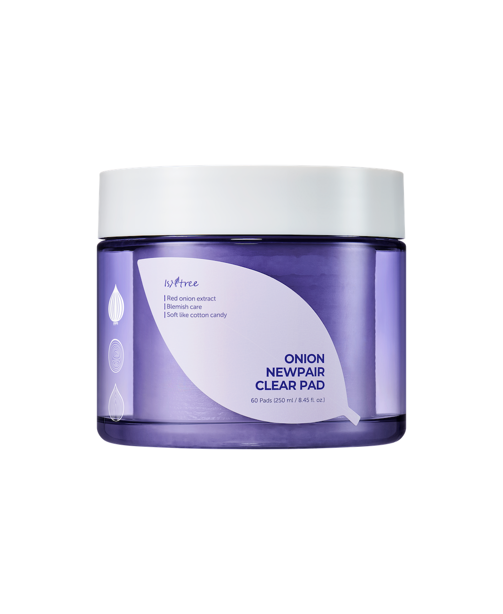 Isntree Onion NewPair Clear, Discos faciales 250 ml (60 un)