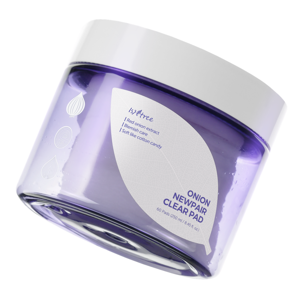 Isntree Onion NewPair Clear, Discos faciales 250 ml (60 un)