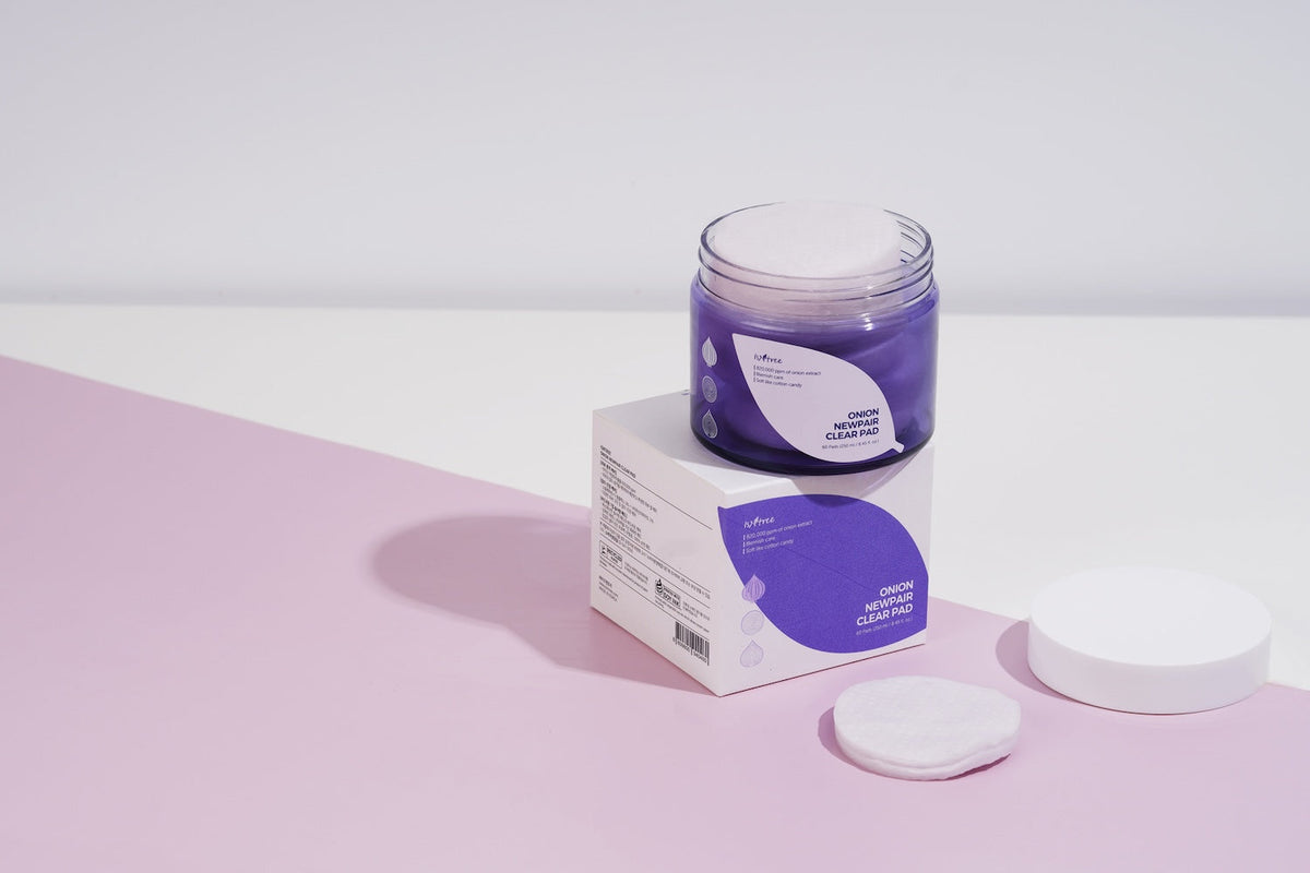 Isntree Onion NewPair Clear, Discos faciales 250 ml (60 un)