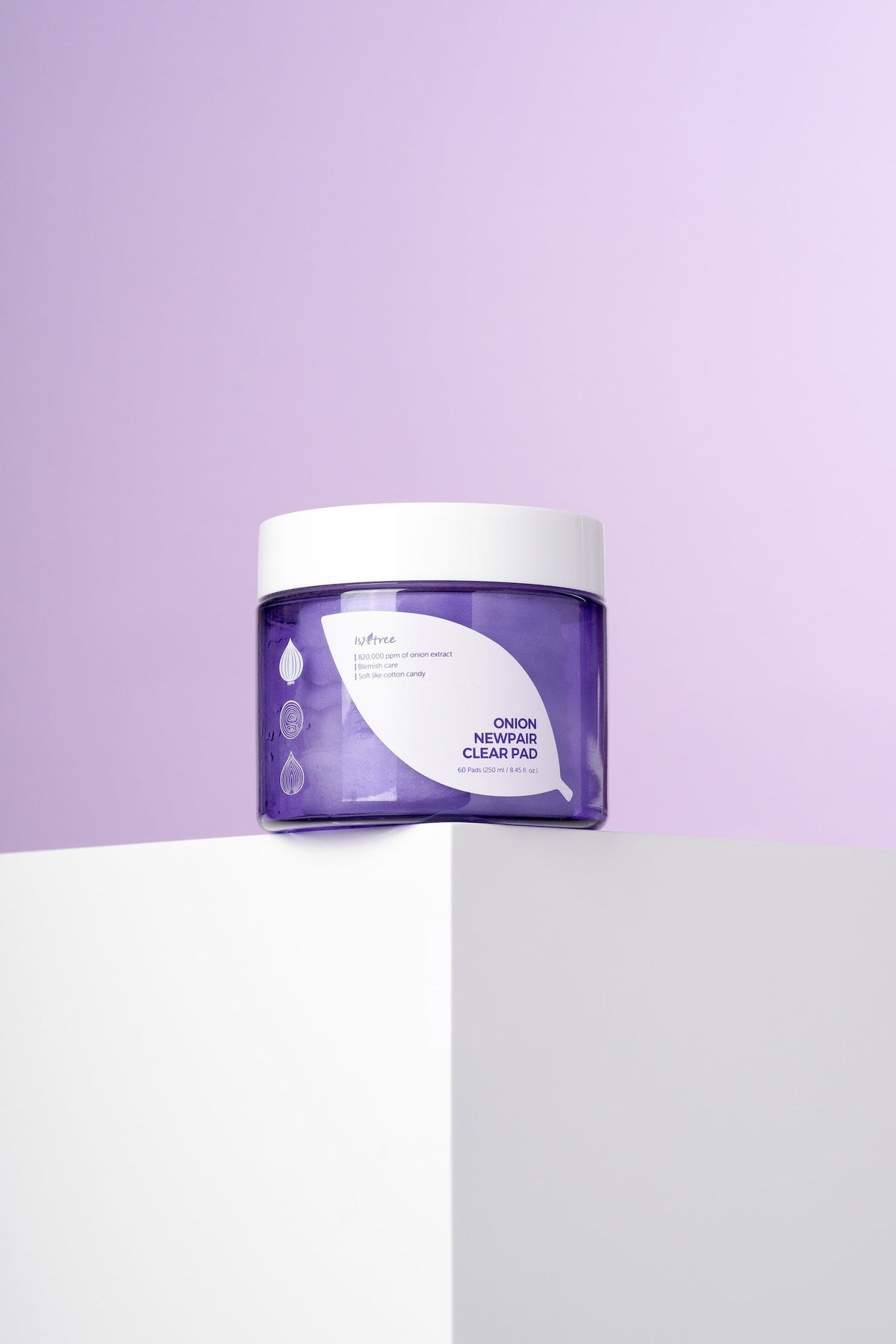 Isntree Onion NewPair Clear, Discos faciales 250 ml (60 un)