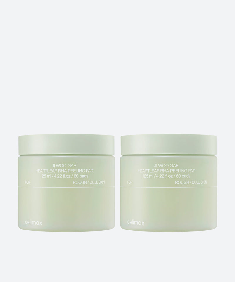 Celimax Ji Woo Gae Heartleaf BHA Peeling Pad — Discos exfoliantes 60 unidades