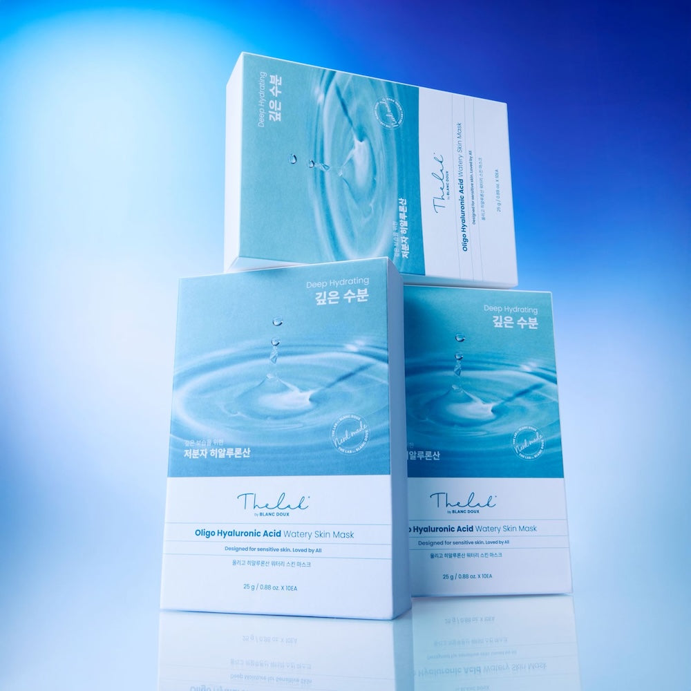 The Lab by Blanc Doux Oligo Ácido hialurónico, Mascarilla facial, 10 unidades