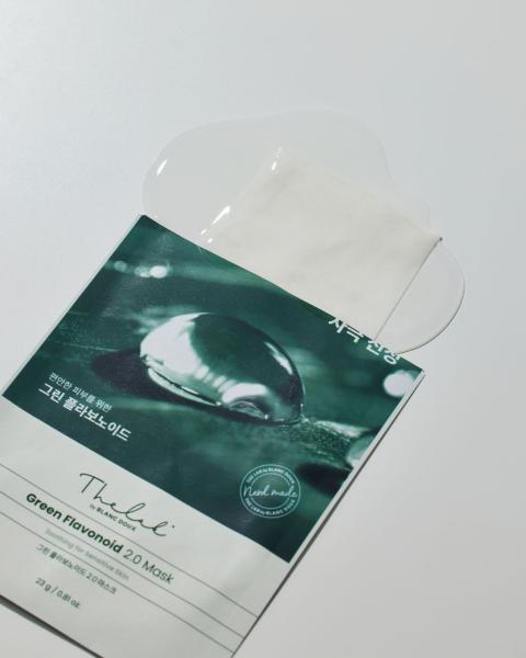 The Lab by Blanc Doux Green Flavonoid 2.0, Mascarilla facial, 10 unidades