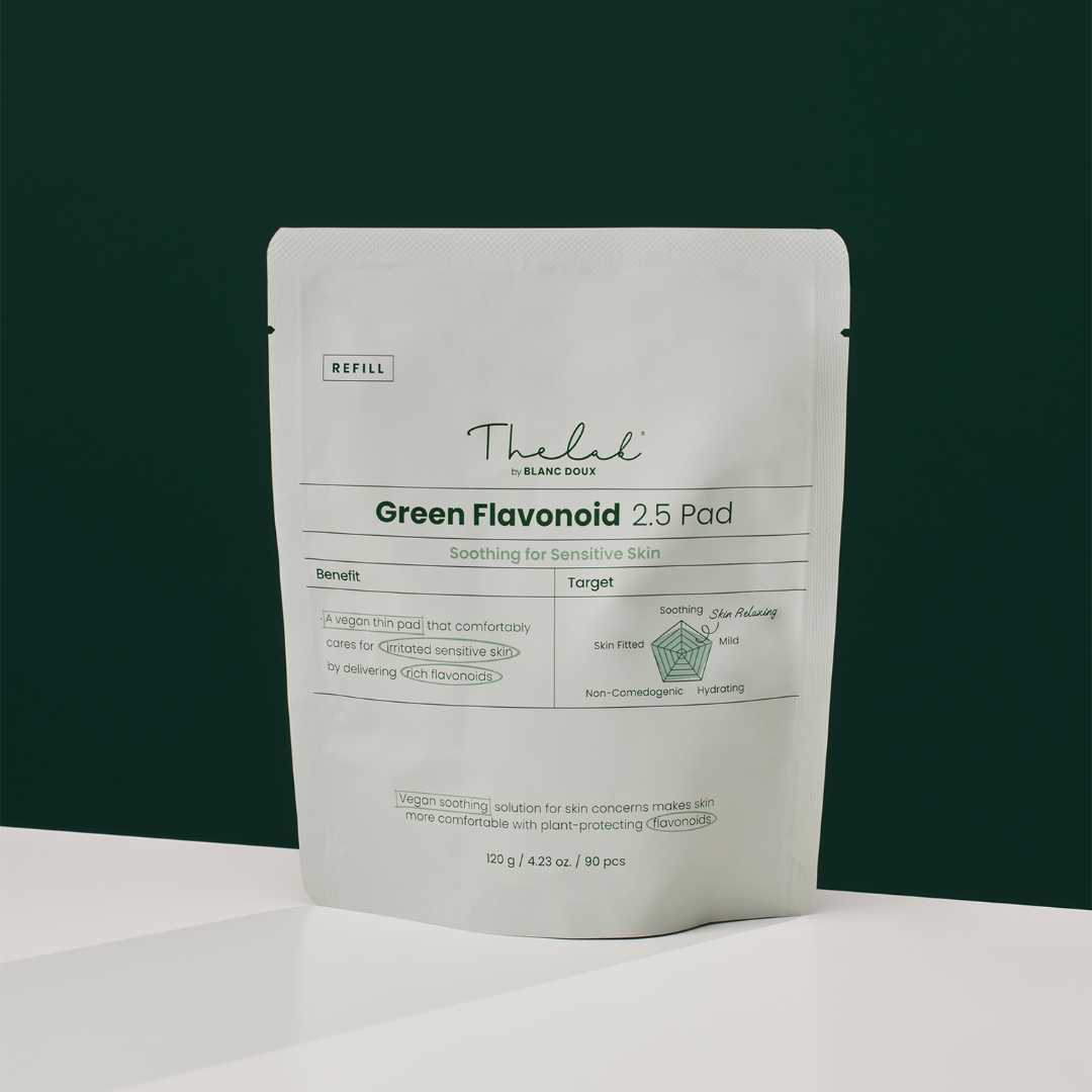 The Lab by Blanc Doux Green Flavonoid 2.5, Discos faciales, recarga 90 unidades