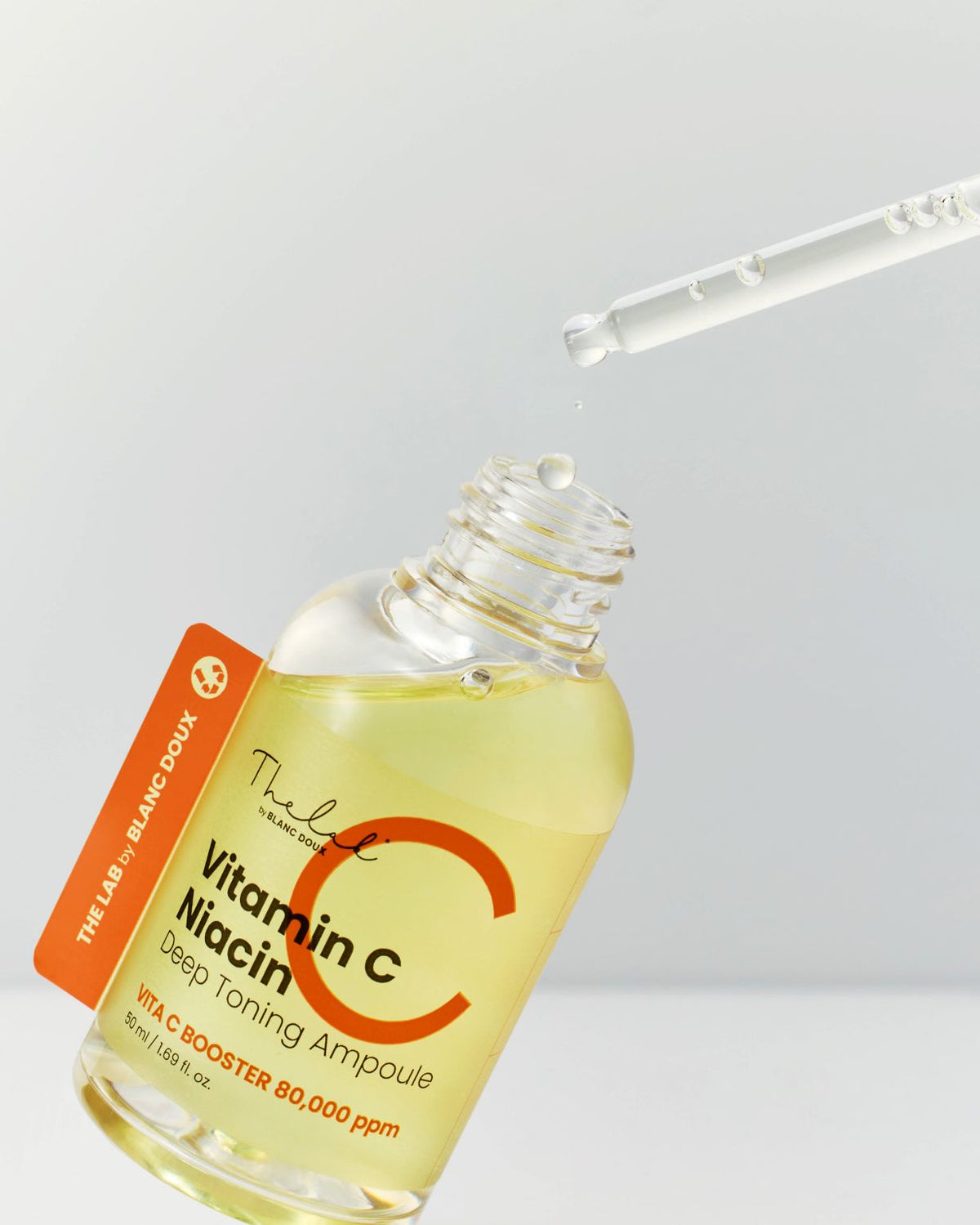 The Lab by Blanc Doux Vitamina C + Niacinamida, Ampolla facial 50 ml