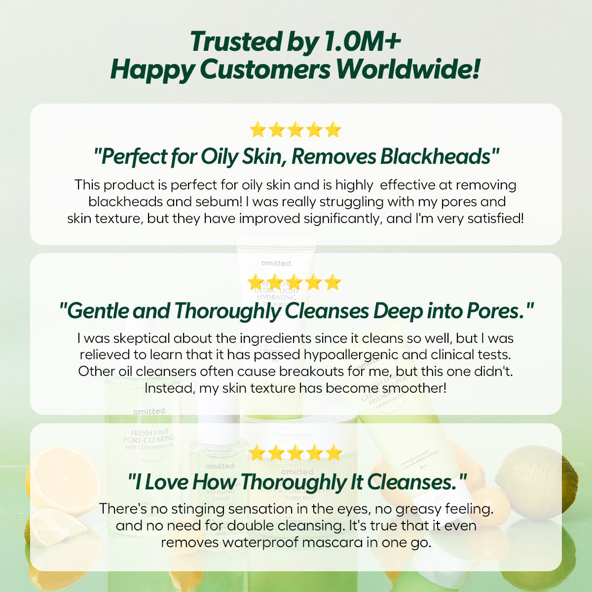 Omitted Fresh Lime, Aceite limpiador facial 200 ml