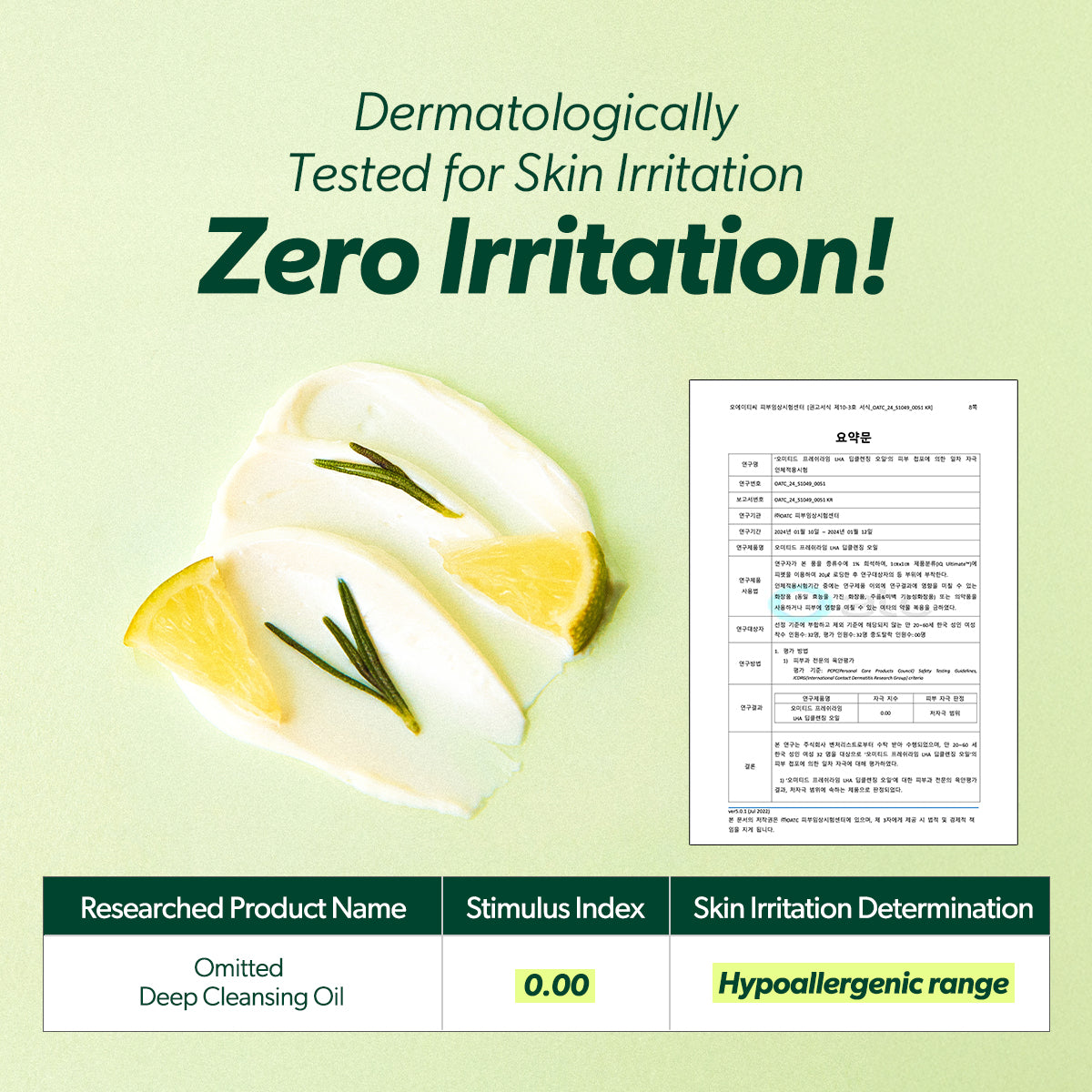 Omitted Fresh Lime, Aceite limpiador facial 200 ml