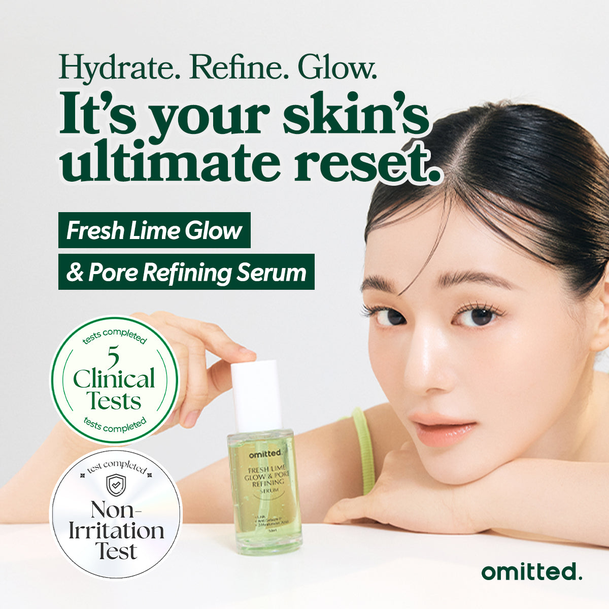 Omitted Fresh Lime, Sérum facial para poros 50 ml