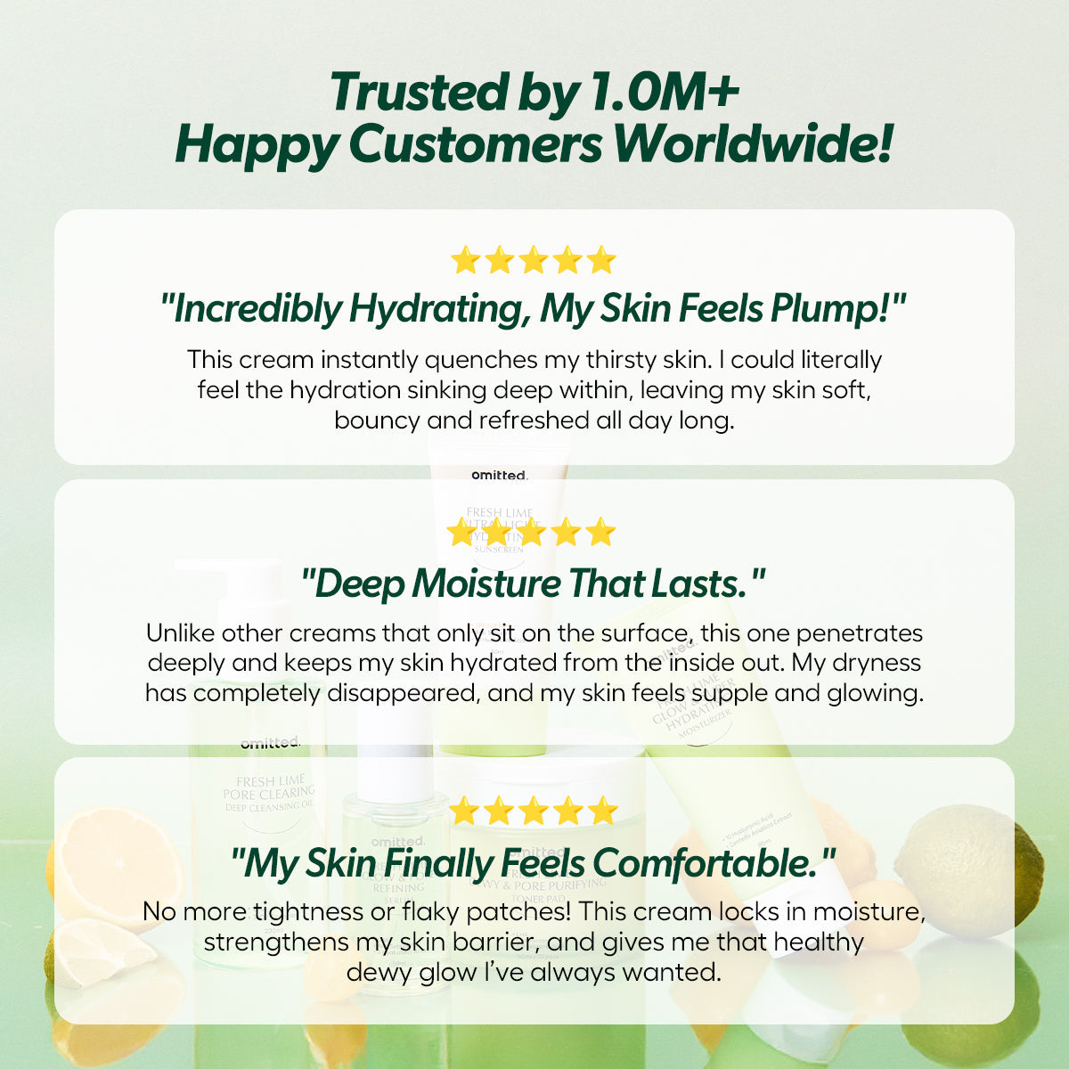 Omitted Fresh Lime, Hidratante facial 80 ml