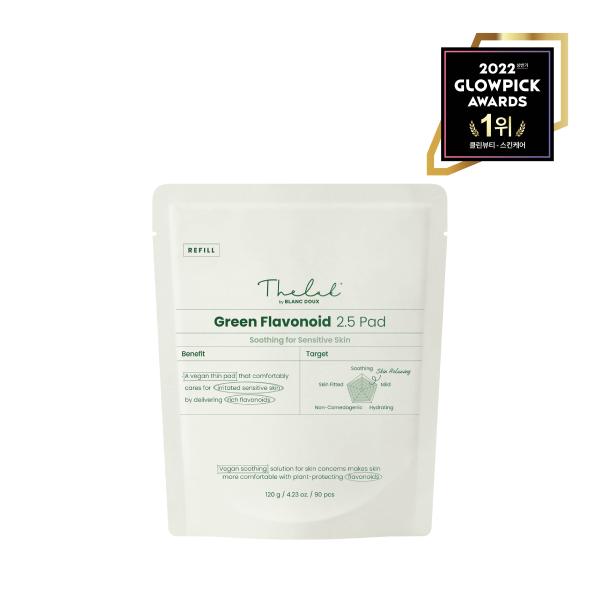 The Lab by Blanc Doux Green Flavonoid 2.5, Discos faciales, recarga 90 unidades