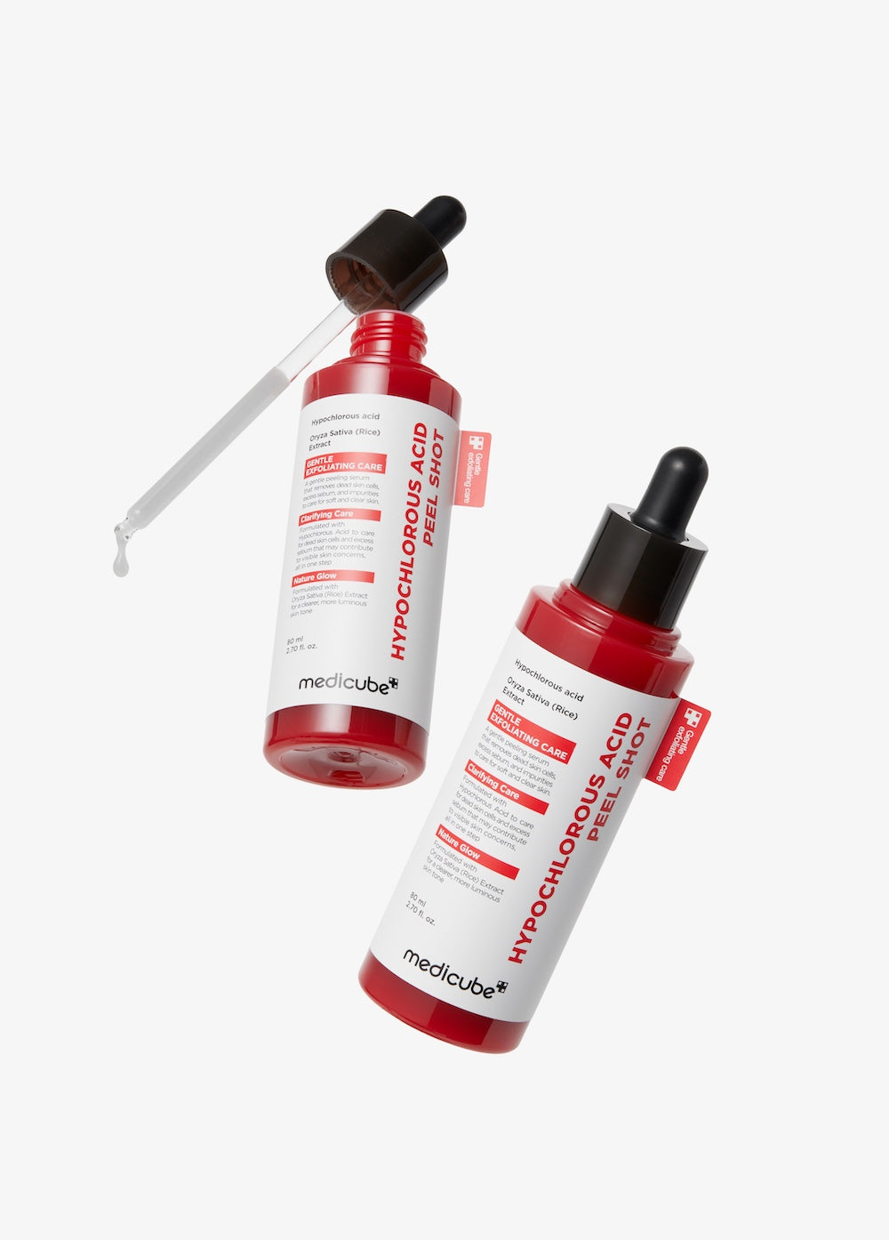 Medicube Hypochlorous Acid Peel Shot, Exfoliante Facial 80 ml