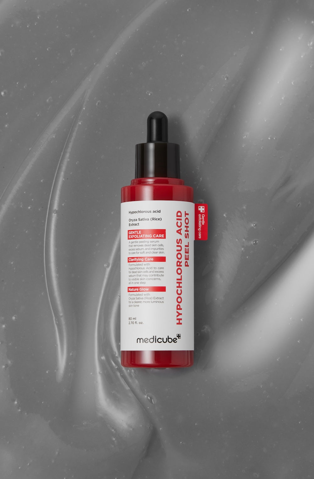 Medicube Hypochlorous Acid Peel Shot, Exfoliante Facial 80 ml