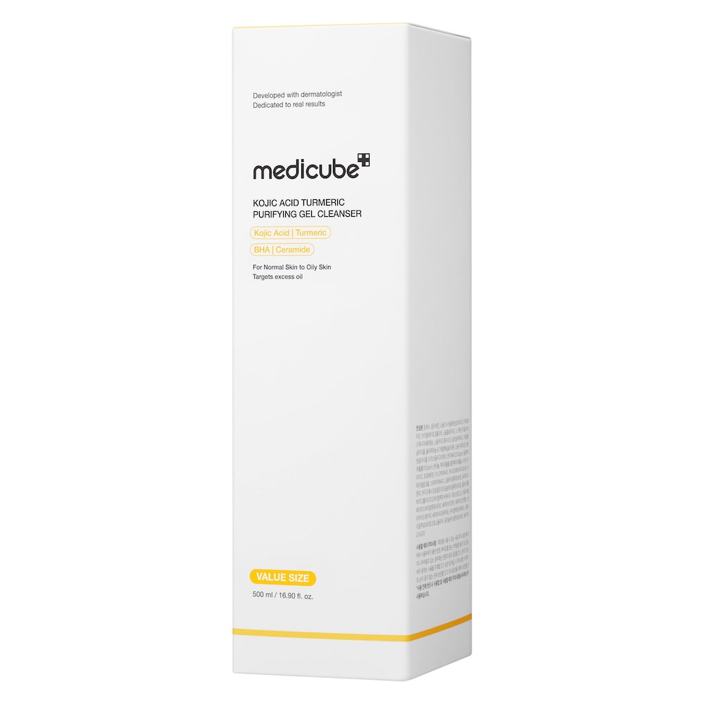 Medicube Kojic Acid Turmeric, Gel limpiador espumoso 500 ml