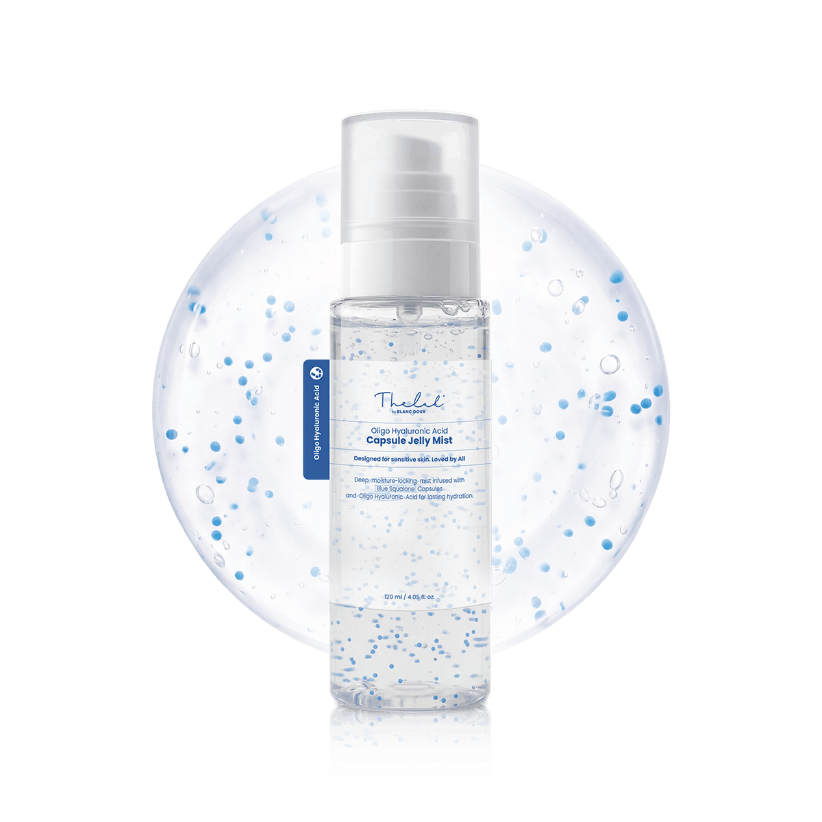 The Lab by Blanc Doux Oligo Ácido hialurónico, Bruma facial en gel 120 ml