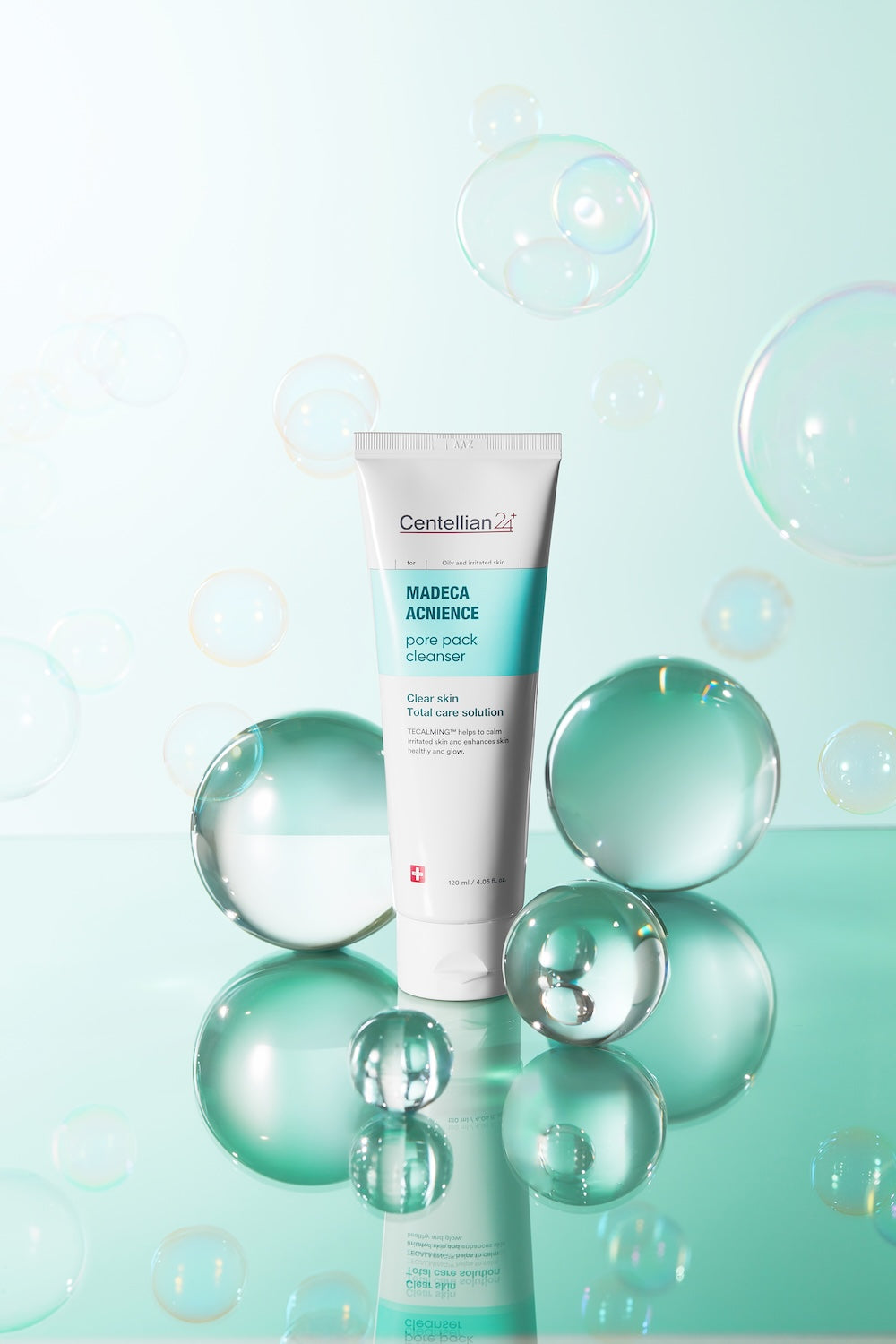 Centellian24 Madeca Acnience Pore Pack Cleanser — Gel limpiador facial 120 ml — foto oficial de la marca